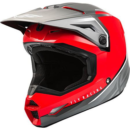 Cati de protecie pentru off-road Helmet cross/enduro FLY RACING KINETIC VISION ECE colour grey/red size M unisex FLY FLY E73-8653M