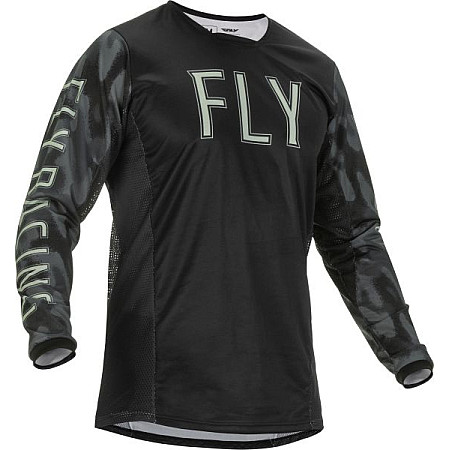 Camasa off-road T-shirt off road FLY RACING KINETIC S.E. TACTIC colour neagra/camo/grey size XXL FLY FLY 375-5242X