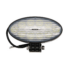 Lumina de lucru Lampa de lucru LED 11/30V 40W 4000lm numar elemente LED: 10 inaltime: 87mm latime: 176mm adancime: 86mm cu sirma de 05 m lumina dispersata sticla ondulata WESEM CRV1F.53201.00