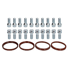 Trusa de montare a jantei de aliaj Fitting kit GG 76x651 B M14x15x28 K19 1 kit / 4 wheels - B/N qty 20 MAK MAK 8000000667
