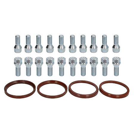 Trusa de montare a jantei de aliaj Fitting kit GG 76x651 B M14x15x28 K19 1 kit / 4 wheels - B/N qty 20 MAK MAK 8000000667