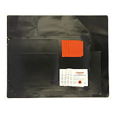 Kit de reparare a prelatei Tarpaulin repair kit neagra kit contains: Tarpaulin patch wipes for degreasing surfaces 195x24cm 24x39cm 48x39cm CARGOPARTS CARGO-RK/BLACK/SET