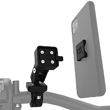 Suporturi de telefon CLIQR OXFORD asamblat pe bratul rotativ al volanului OX864