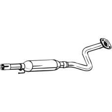 Toba esapamet intermediara Sistem de evacuare a amortizorului TOYOTA COROLLA 1.4/1.6 11.01-02.07 BOSAL BOS284-585