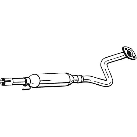 Toba esapamet intermediara Sistem de evacuare a amortizorului TOYOTA COROLLA 1.4/1.6 11.01-02.07 BOSAL BOS284-585
