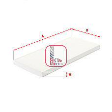 Filtru, aer habitaclu Filtru habitaclu FIAT BARCHETTA PUNTO LANCIA Y 1.1-1.8 09.93-05.05 SOFIMA S3024C