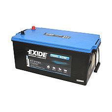 Baterie de alimentare Acumulator EXIDE 12V 240Ah/1200A DUAL AGM MARINE/RV L+ borna standard 518x279x240 B0 agm/aditional - auxiliar/pornire/utilizare multipla EXIDE EP2100