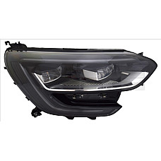 Far Headlamp R LED electric with motor for RS version no DRL LED module no LED controller RENAULT MEGANE IV 11.15-05.20 TYC TYC 20-17497-16-2