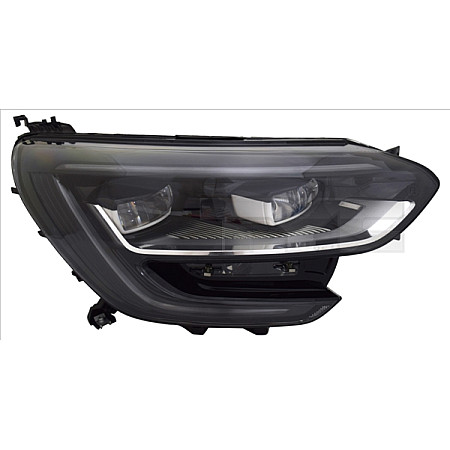 Far Headlamp R LED electric with motor for RS version no DRL LED module no LED controller RENAULT MEGANE IV 11.15-05.20 TYC TYC 20-17497-16-2