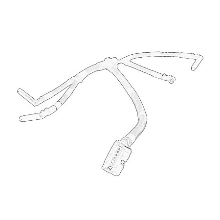 Set cablaj aprinder Glow plug electric harness ALFA ROMEO 147 FIAT PALIO PUNTO STILO STRADA 1.9D 09.99- OE FIAT 55189813