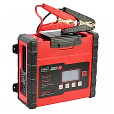 Aparat de incarcat bateria de acumulatori Battery charger PRAKTIK CHARGER 15 LCD charging voltage: 12 V IDEAL charging current: 2/8/15A power supply: 230V battery type: AGM/EFB/GEL/MF/WET IDEAL PCHARGE15