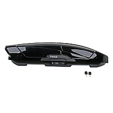 Cutie pavilion Roof box Motion XT L way of opening: from both sides colour: neagra glossy capacity: 453 l 1955x915x435 cm 5-7/3-5 payload: 75 kg weight: 19 kg. for beams SlideBar needed adapter THULE 697 THULE THU 629701