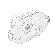 Suport motor Engine mount  MASSEY FERGUSON 8925 8925 T 8926 8947 OE AGCO 4236676M1-MF
