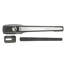 Maner usa Fata Stanga extern cu gaura pentru incuietoare crom/negru VW CADDY I GOLF II JETTA II PASSAT B2 POLO POLO CLASSIC POLO II POLO/HATCHBACK 0.9-2.2 09.79-09.94 BLIC 6010-01-011401P