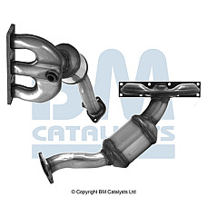 Catalizator EURO 3 BMW 5 E39 5 E60 5 E61 7 E65 E66 E67 X5 E53 2.2/2.5/3.0 04.00-12.10 BM CATALYSTS BM91351H