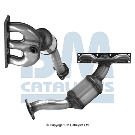 Catalizator EURO 3 BMW 5 E39 5 E60 5 E61 7 E65 E66 E67 X5 E53 2.2/2.5/3.0 04.00-12.10 BM CATALYSTS BM91351H
