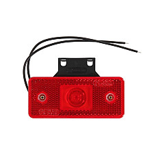 Lampa gabarit WS lampa de pozitie dreptunghiulare rosu a condus balama 24V WAS 103Z W17D
