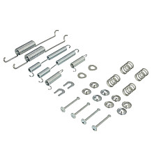 Set accesorii, sabot de frana Set de montaj pantofi de frana LUCAS DAEWOO KORANDO FORD GRANADA GRANADA I GRANADA II TAUNUS HYUNDAI H100 MAZDA B-SERIE MITSUBISHI L 300 III L200 1.3-3.2 01.70- DELPHI LY1092