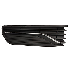Bara/piese Acoperire bara fata Stanga plastic crom/negru/negru lucios VW POLO POLO V 06.09- 05.14-09.17 BLIC 6502-07-9507997FP