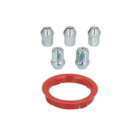Trusa de montare a jantei de aliaj Fitting kit FZ22 74.1-64.1 N D6 60 cone M12x15 1 kit / 1 wheel - 5 holes ITWHEELS ITW49013