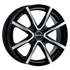Janta aliaj PKW Verificati kit-ul de montare al jantei 7x17 4x100 CH 72 ET: 35 Janta aluminiu  MERCEDES VARIO B670 B668 B667 ABARTH 124 SPIDER 04.74- MAK Milano4 Oglinda neagra MAK F70704MBM35C