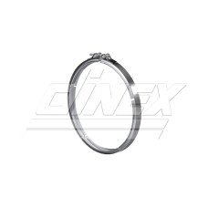 Colier, sistem de esapament Exhaust system clasp -334mm DAF DINEX DIN2AL043