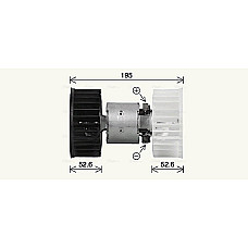 Electromotor, ventilatie interioara Suflanta de aer BMW 3 E30 Z1 Z3 E36 Z8 E52 1.6-4.9 09.82-12.03 AVA COOLING BW8610 AVA