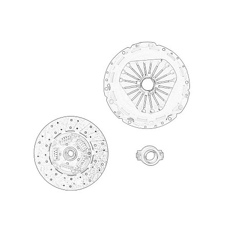Set ambreiaj Clutch kit IVECO DAILY IVECO DAILY III DAILY IV DAILY V 09.04-02.14 OE IVECO 42582492