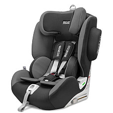 Scaun copil Car seat ECE R129 I-SIZE 9-36 kg. 76-150 cm. Black/Grey ISOFIX SPARCO SPRO 1000IGR