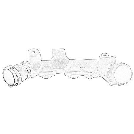 Furtun ear supraalimentare intercooler DS DS 3 DS 4 DS 5 CITROEN C4 C4 GRAND PICASSO I C4 GRAND PICASSO II C4 I C4 II C4 PICASSO I C4 PICASSO II C4 SPACETOURER C5 III DS3 1.6/1.6H 02.06- OE PEUGEOT 1440J1