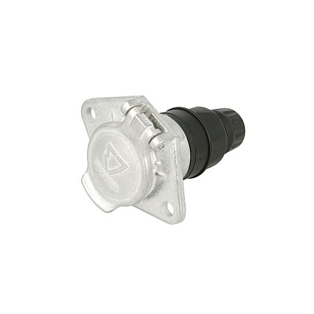 Dulie Priza plug-in numar pini/mumar pini activi 1 24V 300A conector acoperit cu argint contacte inchise negru pentru furtun cu diametrul de 35 mm2 JAEGER 151290EJ