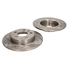 Disc frana de performanta High-efficiency brake disc SPEEDMAX full Cut-Drilled rear  L/R outer diameter 264 mm thickness 99 mm 2pcs OPEL ASTRA G ASTRA G/KOMBI ASTRA H ASTRA H GTC 1.3D-2.2D 02.98- SPEEDMAX 5201-01-0390PTUOTUV