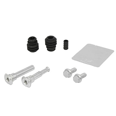 Set bucsi de ghidaj, etrier frana Kit reparare etrier Spate Dreapta/Stanga HYUNDAI ACCENT III KIA CARNIVAL III RIO II 1.4-2.9D 03.05- QUICK BRAKE QB113-1425X
