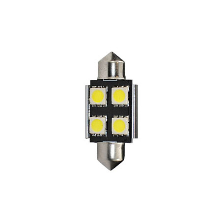 Bec incandescent LED light bulb LED 2pcs C5W 12V max. 096W light colour white socket type SV85-8 length: 36mm no road approval for vehicles with CAN-Bus M-TECH LB328W