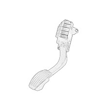 Pedala acceleratie Accelerator pedal with potentiometer FIAT PANDA PANDA/HATCHBACK 1.2-1.4CNG 09.03- OE FIAT 46838427
