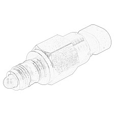 Senzor,presiune ulei Oil pressure sensor  2 pin FENDT 309 FARMER 310 FARMER 311 FARMER 312 LSA FARMER 409 FARMER 409 VARIO 410 FARMER 410 VARIO 411 FARMER 411 VARIO 412 FARMER 412 VARIO OE AGCO H816970130021-AGCO