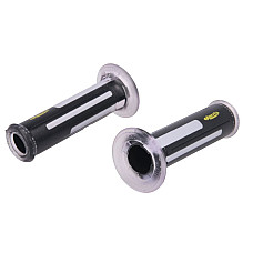 Miner Grips ghidon diametru 22 24mm lungime 120mm Culoare drum negru gri Harri's buc ARIETE 01687 F EN