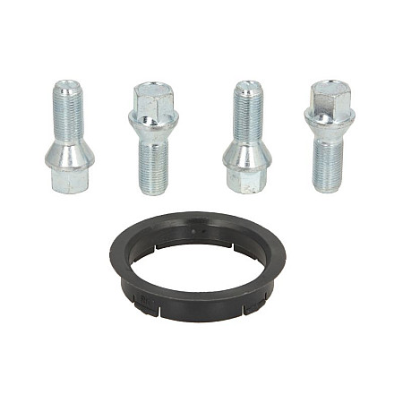 Trusa de montare a jantei de aliaj Fitting kit FZ03 63.3-56.1 B C17F27 60 cone M14x125 L27 1 kit / 1 wheel - 4 holes ITWHEELS ITW49059