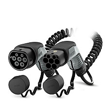 Cablu de incarcare, vehicul electric EV charging cable spiral CHARX Connect phases quantity: 1 plug type: 2 4m 37kW 20A 25mm neagra/grey with protective plugs DS DS 7 DS 9 MERCEDES A V177 2ZR-FXE-W20K06A 10.83- PHOENIX CONTACT PHX1627131