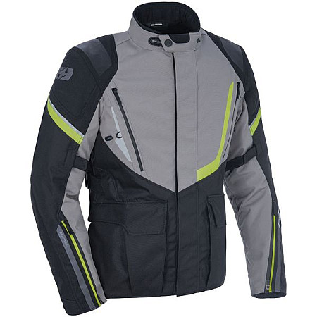 Jachete textil touring OXFORD MONTREAL 40 culoare negru fluorescent gri galben marimea 3XL TM2011053XL OX