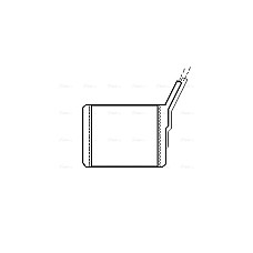 Radiator calorifer caldura ISUZU D-MAX I KB TROOPER III OPEL CAMPO MONTEREY A MONTEREY B 2.2D-3.1D 09.90-06.12 AVA COOLING OL6182 AVA