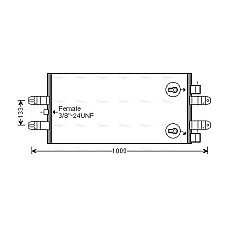 Condensator, climatizare Condensator A/C 790x350x18 SCANIA PGRT 03.04- HIGHWAY 40045006HW