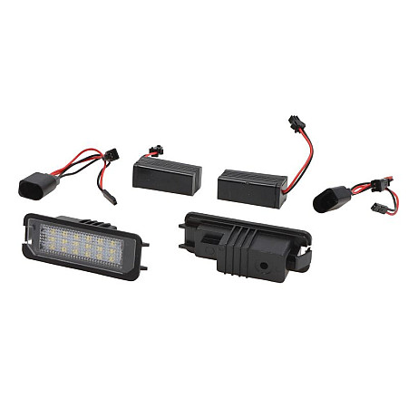 Iluminare numar de circulatie Licence plate lamp LED ligght colour: white 12V with road approval VW FOX 04.05-07.11 M-TECH CLP103