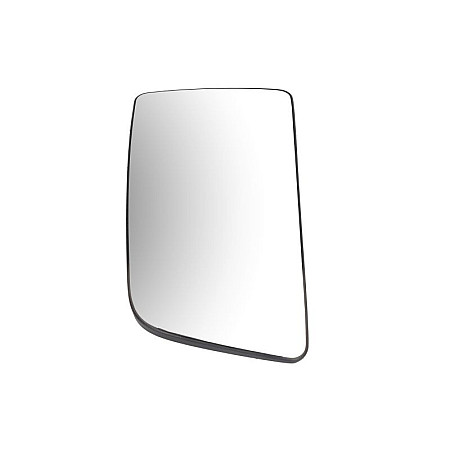 Sticla oglinda, oglinda retrovizoare exterioara Side mirror glass L 219 x196mm with heating SCANIA LPGRS 06.17- MEKRA 191019313099