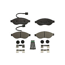 Set placute de frana Fata cu lacat cu senzor de uzura integrat cu suplimente CITROEN JUMPER FIAT DUCATO PEUGEOT BOXER 2.0D-3.0D 04.06- BRECK 24469 00 703 20