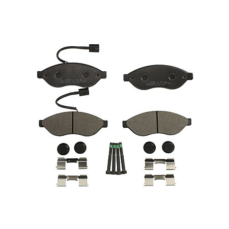 Set placute de frana Fata cu lacat cu senzor de uzura integrat cu suplimente CITROEN JUMPER FIAT DUCATO PEUGEOT BOXER 2.0D-3.0D 04.06- BRECK 24469 00 703 20