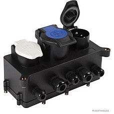 Adaptor priza Wire connectors assortment connecting box front adapter trailer/semitrailer number of pins: 7/15 Frontbox HERTH+BUSS PARTI ELECTRICE 50291988