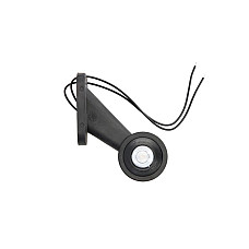 Lampa gabarit lampa de pozitie a fost condus in unghi drept la bratul drept si alb scurt-24V czerwona12 WAS 140P W21.7