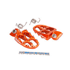 Suport picioare Podnozki aluminiowe E-PEG do Yamaha Gas Gas KTM HSQ nie pasuja do KTM SX oraz Husky FC 2016 - pomaranczowy ZAP TECHNIX ZAP-EP501LBOR