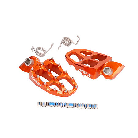 Suport picioare Podnozki aluminiowe E-PEG do Yamaha Gas Gas KTM HSQ nie pasuja do KTM SX oraz Husky FC 2016 - pomaranczowy ZAP TECHNIX ZAP-EP501LBOR